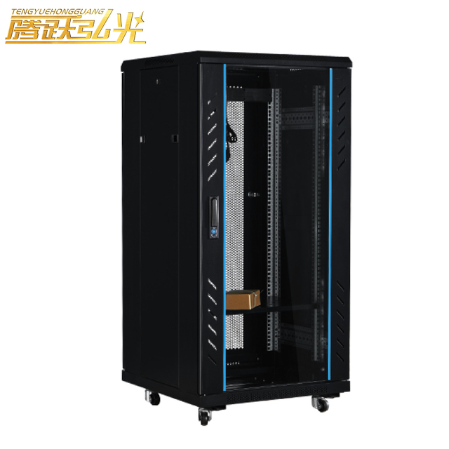 High-performance custom-made wholesale 22U data storage server open rack server fixed installation 22U network cabinet