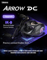 Nouvelle arrivée Takuma Arrow DC Baitcasting Reel 166g Ultra léger Tout métal 8.0 Speed Frein électronique 9+1BB 5kg Pêche en rivière et en lac