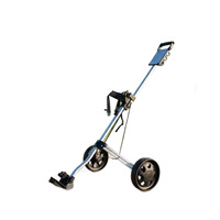 Chariot de golf pliable léger à 2 roues, accessoire de parcours portable, best-seller transfrontalier, fabriqué en PE, capacité de charge de 55 kg