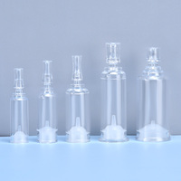 Flacon jetable de 2 ml, 3 ml, 5 ml, 10 ml, 15 ml pour sérum, essence, lotion, liquide cosmétique, avec embout détachable, style seringue, flacon à dose unique