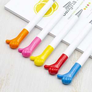 Artículo Promocional de Regalo, Bolígrafo de Plástico con Diseño de Gesto de Mano de Dibujos Animados, Bolígrafo Personalizado con Logotipo - Product Image 3