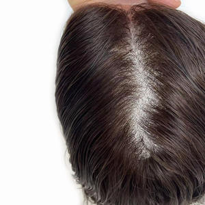 Lace Hair System Dünne Haut Perimeter und Lace Front Men Perücken Human Hair System - Product Image 2