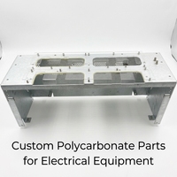 Pièces d'équipement électrique en polycarbonate sur mesure, usinage CNC, pliage, gravure, découpe, antistatique, résistant aux chocs, OEM