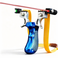 Lance-pierre de chasse de haute précision pour le tir en extérieur avec viseur laser, activités tactiques, lance-pierres et accessoires