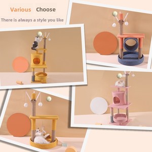Cama para Gatos con Estructura de Tela de Algodón, Duradera, Antideslizante, Resistente a los Arañazos, con Pilar Robusto, Baja Emisión de Polvo, Diseño Moderno y Atractivo - Product Image 3