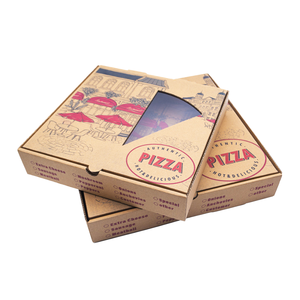 Custom Logo Disposable Paperboard Pizza Box Eco Friendly Food <b>Packaging</b> Takeaway Delivery Boxes with Personalized Color - Product Image 1