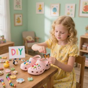 Custom PVC <b>Shoe</b> Charms Manufacturer Wholesale Soft Rubber Clog Pins 3D Cartoon Designer <b>Shoe</b> Decoration <b>Accessories</b> - Product Image 3