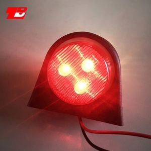 Tam Giác Đôi Side Marker Đèn Red & White Red & Amber <span class=keywords><strong>LED</strong></span> Giải Phóng Mặt Bằng Ánh Sáng 12V/24V Đèn Tín Hiệu Cho Xe Tải Trailer Phổ Xe - Product Image 2
