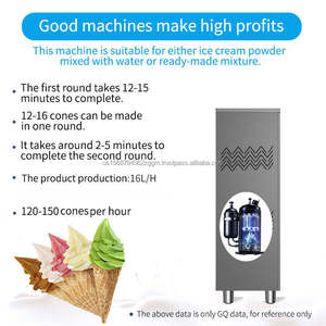 เครื่องทำไอศกรีมซอฟต์เสิร์ฟแบบอัตโนมัติสำหรับมืออาชีพ รสชาติเดียว รองรับวัตถุดิบหลากหลาย - Product Image 4