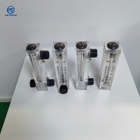 Débitmètre en plastique monté sur panneau LZT-15T OEM avec rotamètre en verre organique pour la mesure du débit d'eau liquide, de gaz et d'air