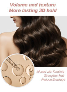 Spray de coiffure avec logo personnalisé OEM/ODM pour femmes et filles finition organique mate cheveux secs et bouclés protection contre la chaleur - Product Image 4