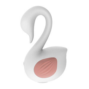 Little Swan USB <b>rechargeable</b> silicone + ABS material suction and <b>vibration</b> <b>vibrating</b> egg for women, adult sex toys. - Product Image 1
