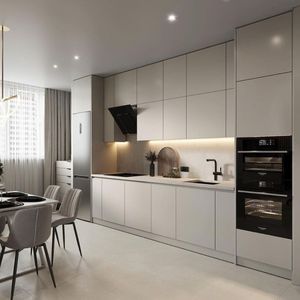 Armoires de cuisine modulaires personnalisées haut de gamme Armoires de cuisine modernes en contreplaqué - Product Image 2