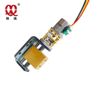 <span class=keywords><strong>5V</strong></span> 12V MNI สเต็ปเปอร์เชิงเส้นพร้อมกล่องเกียร์และขายึดแบบเลื่อนทองเหลืองความแม่นยำสูงความเร็วต่ำ - Product Image 4