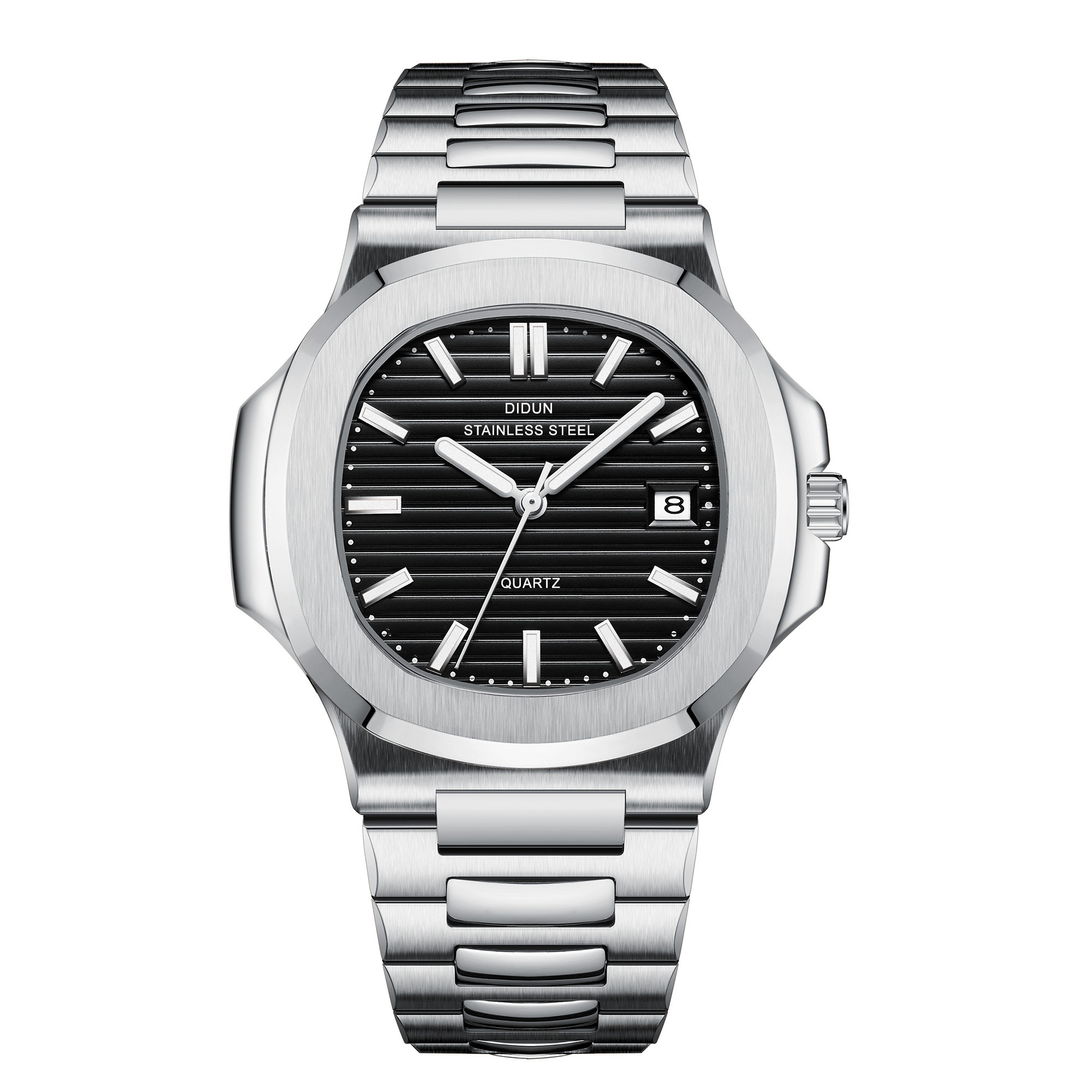 DIDUN Unisex Vintage Quartz Watch with Japan Movement, Luminous