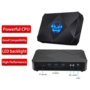 Nieuwste Intel 11e I9 11900H Dual Nvme Slots Max 64G Geheugen Intel Core I9 Gaming Mini Pc Voor Stoom