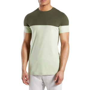 Camisetas con estampado de bloques personalizados, camisetas de alta calidad de 95% algodón y 5% LICRA con tu propio Logo, venta al por mayor - Product Image 1