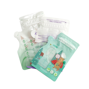 Sacs de conservation du <span class=keywords><strong>lait</strong></span> <span class=keywords><strong>maternel</strong></span> sans BPA, étanches, double paroi, jetables, avec bec verseur <span class=keywords><strong>pour</strong></span> l'allaitement - Product Image 2
