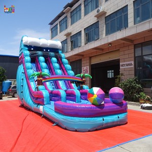 Toboggan aquatique gonflable de taille adulte énorme d'arrière-cour avec piscine pour jeu d'été en <span class=keywords><strong>plein</strong></span> <span class=keywords><strong>air</strong></span> pour adultes - Product Image 3