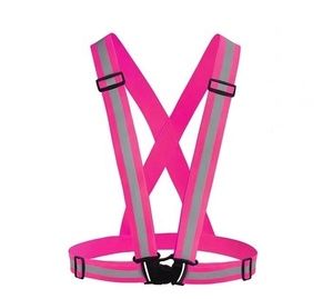 <strong>Reflective</strong> Vest, <strong>Reflective</strong> Glow <strong>Belt</strong> with 2Pack Reflector Armbands, Adjustable Elastic Safety Vest Outdoor <strong>Reflective</strong> <strong>Belt</strong> - Product Image 5