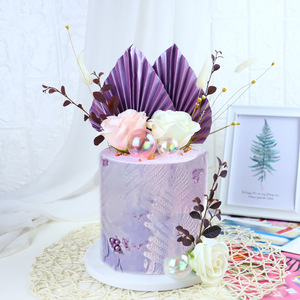 Decoración <span class=keywords><strong>de</strong></span> pasteles para hornear, <span class=keywords><strong>ventilador</strong></span> plegable enchufable <span class=keywords><strong>de</strong></span> cumpleaños, Bandera <span class=keywords><strong>de</strong></span> hoja púrpura romántica dorada, decoración <span class=keywords><strong>de</strong></span> mesa <span class=keywords><strong>de</strong></span> postre <span class=keywords><strong>de</strong></span> celebridad - Product Image 2