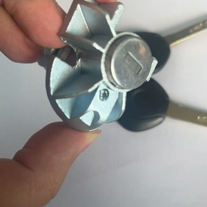 Yunnuo Car Door <b>Lock</b> Cylinder 51217212873 Cylindrical Zinc Plated With 2 <b>Keys</b> For Bmw - Product Image 3