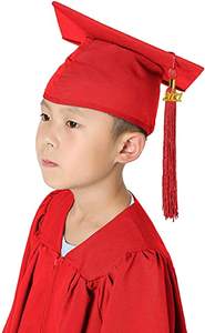 Conjunto de borlas para niños, vestidos de graduación, rojos, vestidos de graduación para guardería, 2022 - Product Image 2