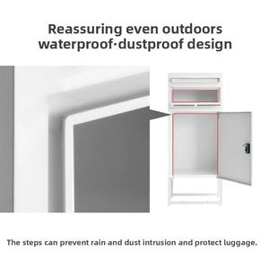 Armoire à documents express à <span class=keywords><strong>double</strong></span> <span class=keywords><strong>porte</strong></span> tout en acier de grande capacité pour l'extérieur <span class=keywords><strong>Boîte</strong></span> <span class=keywords><strong>aux</strong></span> <span class=keywords><strong>lettres</strong></span> rabattable antivol Antirouille Facile étanche - Product Image 5