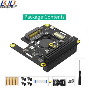 Werks großhandel NGFF M.2 Key-M NVMe 2230 2242 SSD-Adapter karte mit Lüfter und PCIe 1X-Signal-FPC-Kabel für Raspberry <span class=keywords><strong>Pi</strong></span> 5 - Product Image 6