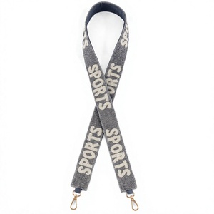 Best Notre Dame High School Embroidered Green <b>Polyester</b> <b>Lanyard</b> Rectangular Shape Personalized Design Stylish for Bages - Product Image 2