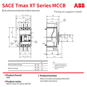 Interruptor Automático en Caja Moldeada A-BB Original Tmax XT1N160 TMD 32A 3P MCCB, Disparo Térmico Magnético PHR/<span class=keywords><strong>VR</strong></span>, Industrial - Product Image 2