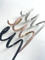 Chaussures pour femmes à talon haut avec décoration personnalisée en strass et breloques, motif serpent enroulé autour de la cheville, avec empeigne circulaire QY H008
