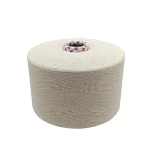 Best Quality recycled ring spun cotton yarn machine make remmi count 20 polyester cotton blended yarn