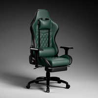 Chaise de jeu ergonomique à succès OEM ODM, réglable, durable, confortable, dossier haut, inclinable et pivotante avec repose-pieds