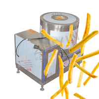 Machine à frire commerciale de casse-croûte de chauffage au gaz ligne de production de frites surgelées ligne de fabrication de frites de pommes de terre