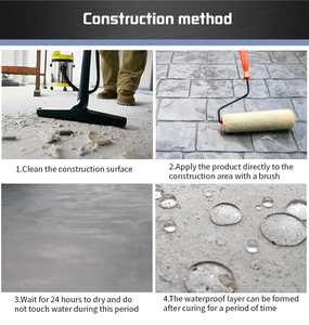 Prix d'usine Revêtement de toiture en polyuréthane imperméable blanc gris Peinture liquide de qualité supérieure pour l'étanchéité de toiture en polyuréthane - Product Image 5