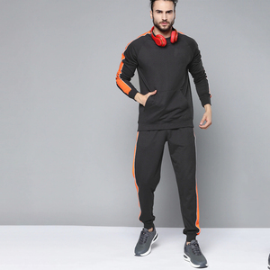Conjunto Deportivo de Sudadera con Cuello Redondo para Hombre, 100% Algodón Orgánico, Traje de Dos Piezas, Ropa Deportiva Personalizada para Hombre - Product Image 2