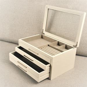 Custom Large Wooden Jewelry <b>Box</b>/Cabinet/Armoire With Lock for Women Girls Ring <b>Necklace</b> - Product Image 5
