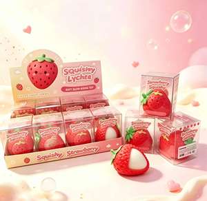 Jouet anti-stress souple en forme de fruit à presser pour enfants et adultes, idéal pour les cadeaux de détail et les événements promotionnels - Product Image 1