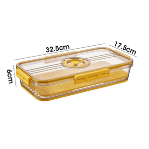Buzdolabı Dondurucu Kutuları İstiflenebilir Gıda Saklama Kapları BPA İçermez PET Malzeme 1-3L Kapasiteli Amerikan Tarzı Buzdolabı Düzenleyici - Product Image 5