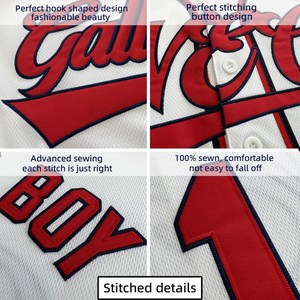 Uniformes Esportivos Personalizados com Bordado, Presentes de Vestuário Esportivo para Mulheres, Camisa de Beisebol Preta - Product Image 3