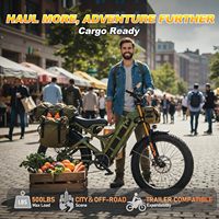 Vélo Électrique Tout-Terrain Romeo Pro 2 Eahora, Pneus Larges 26*4.0, 250W, VTT Hybride/Cargo, Stock US/UE, pour Adulte