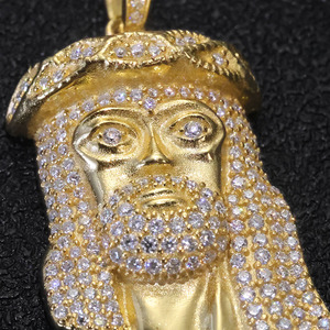 Colgante de Lujo de Moissanita, Plata de Ley 925, Joyería Hip Hop Rap, VVS Bling, Amuleto Personalizado, Certificado GRA, Probador de Diamantes de Laboratorio - Product Image 5
