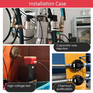 सूक्ष्म अंडाकार गियर प्रवाह मीटर गोंद तेल 32 बार पल्स आउटपुट rs485 उच्च तापमान और उच्च दबाव स्टेनलेस स्टील गियर फ्लोमीटर - Product Image 6