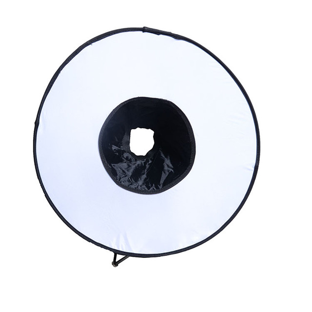 45cm Multifunctional Foldable Flash Diffuser Easy-foldde Ring Softbox Diffuser