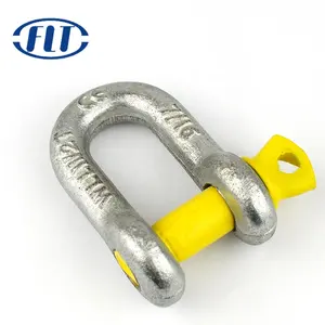 China Manufacturer OEM ODM supplier alloy steel d shackle G210 US Type Galvanized Alloy Steel Shackle