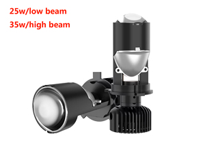 <span class=keywords><strong>A10</strong></span> siêu sáng LED ống kính máy chiếu ánh sáng H4 cao/thấp chùm tự động chiếu sáng 35W 25W Led Đèn Pha bóng đèn 6000K ống kính máy chiếu - Product Image 2