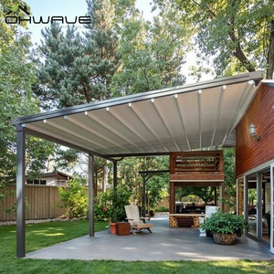 Yeni Alüminyum Açık Hava Bahçe Pergolaları Su Geçirmez Güneşlik Araba Garajı Toz Boyalı Çürümeye Dayanıklı Bahçe Dekorasyonları - Product Image 1