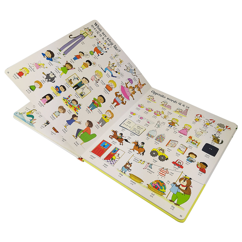 Professional children cardboard book printing High Quality children book printing hardcover children's book printing