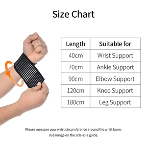 Bandes de compression élastiques <span class=keywords><strong>pour</strong></span> le sport, <span class=keywords><strong>pour</strong></span> la cheville, le poignet, le genou, le mollet, la <span class=keywords><strong>cuisse</strong></span> - Product Image 5